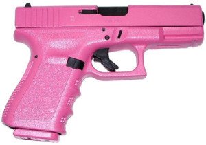 pink handgun