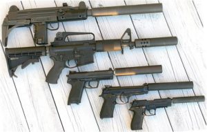 Suppressed guns