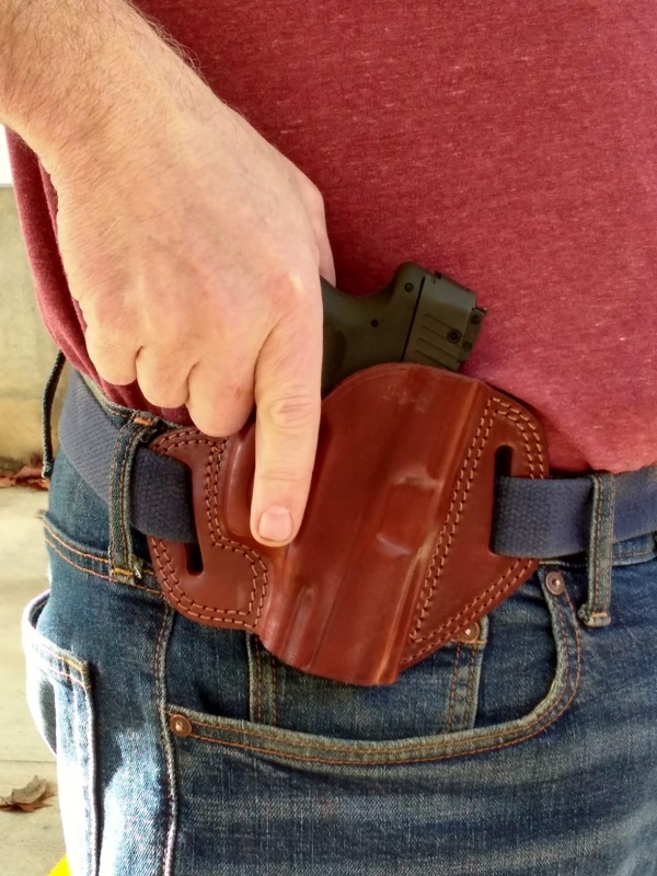 Open Top Leather Holster