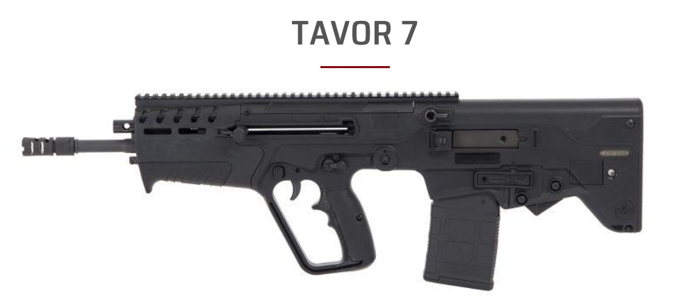 Tavor 7 rifle