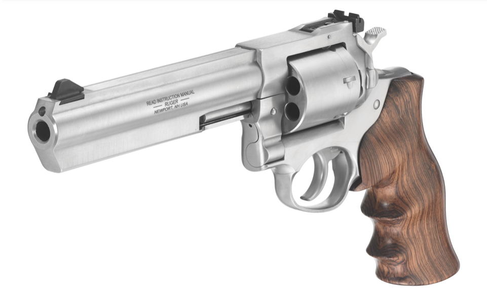 Hogue Grips on Ruger Revolver